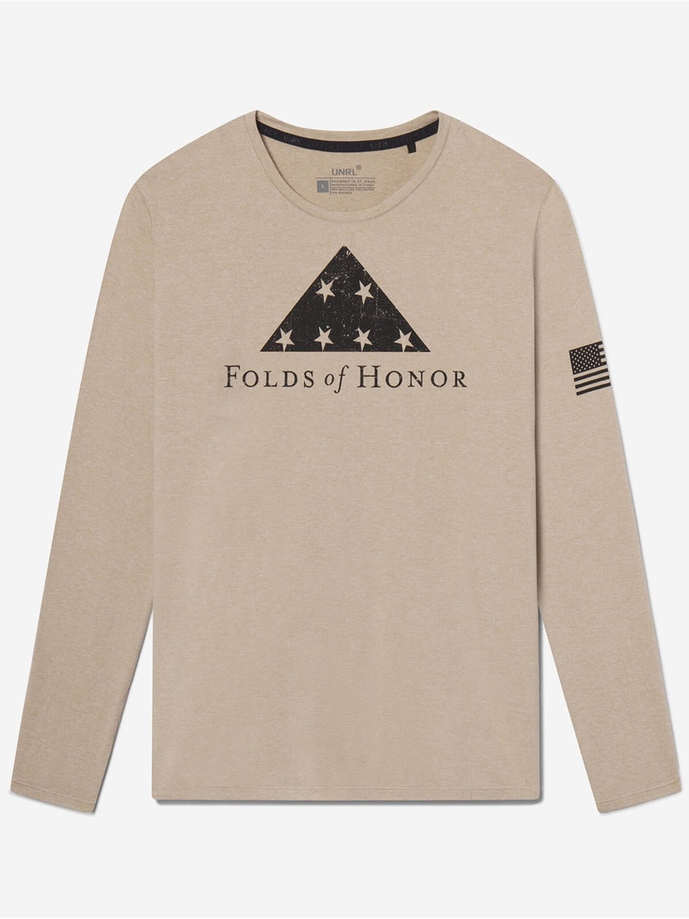 UNRL X FOLDS OF HONOR CLASSIC ULTRA LONG SLEEVE
Heather Sand